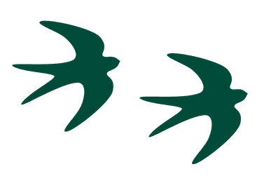 swallow logo green